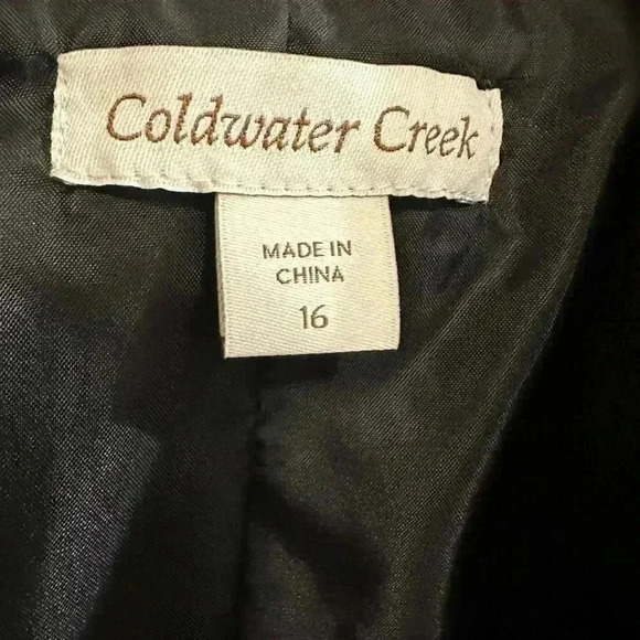 - Coldwater Creek Cotton Jacket Size 16, Pre-Owned EUC - Picture 3 of 7